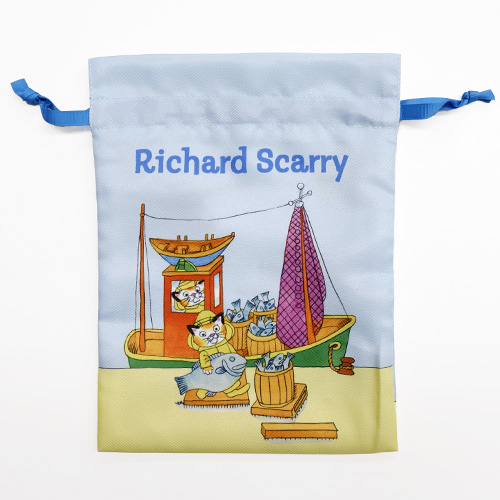 トラベル巾着　Richard Scarry /みなと