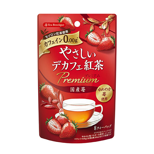 Tea Boutique / やさしいデカフェ紅茶 プレミアム 国産苺