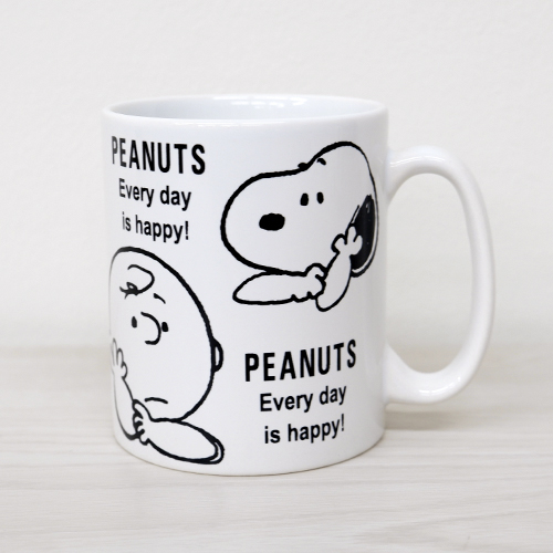 PEANUTS  マグカップ BK  /リラックス SN