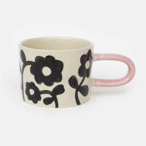 caroline gardner  Mug  / Mono Floral