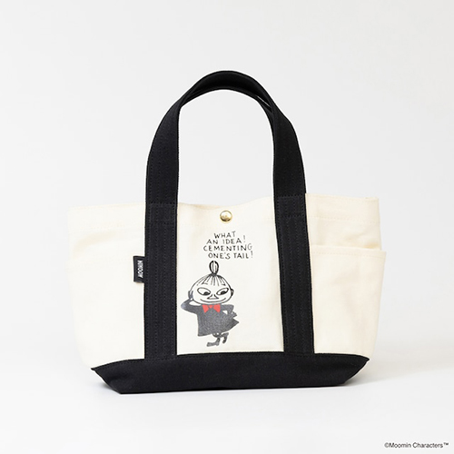 MOOMIN  BLACK DRESSトートバッグ  /ホワイト