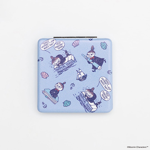 MOOMIN  PATTERN PVC コンパクトミラー /ブルー