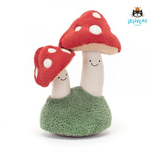 Amuseable Pair of Toadstools