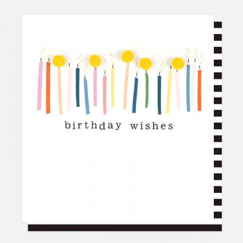 caroline gardner  Birthday Card  / Candle