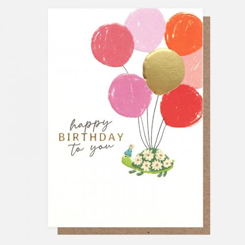 caroline gardner  Birthday Card   / Toritoise