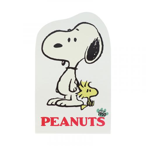 ダイカットメモ PN S&F /PEANUTS スヌーピー&ウッドストック