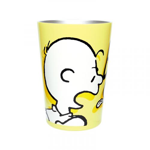 PEANUTS  STAINLESS TUMBLER /YELLOW