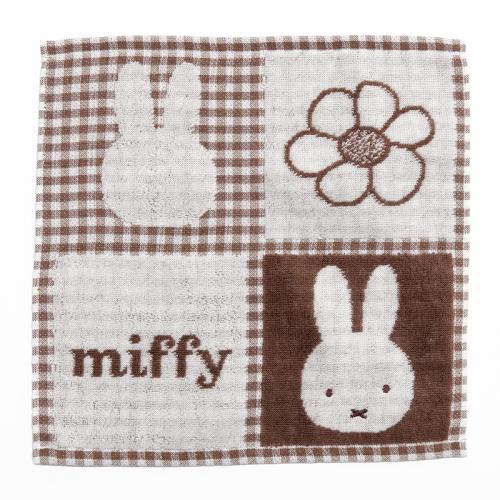 miffy スクエギンガムタオル  Strawberry&Chocolate  BR