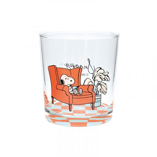 PEANUTS  BOTTOM COLOR GLASS    ROOM/RD