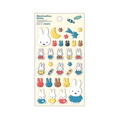 miffy  マシュマロシール   BS24-51