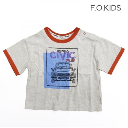 F.O.KIDS  HONDAコラボ 4色4柄Tシャツ IV 90cm