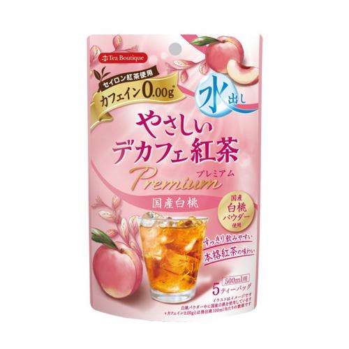 水出し やさしいデカフェ紅茶プレミアム　国産白桃