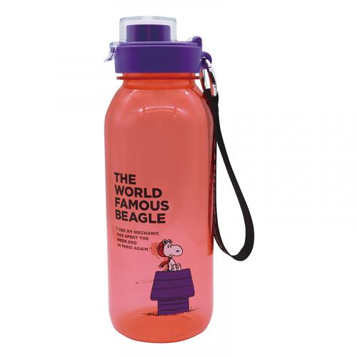 PEANUTS DRINK BOTTLE WITH STRAP(L) /FLYING ACEC/RD