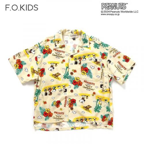 F.O.KIDS  PEANUTS ALOHA SHIRTS KN  90cm