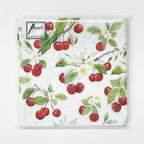 Ambiente ペーパーナプキン　Fresh cherries