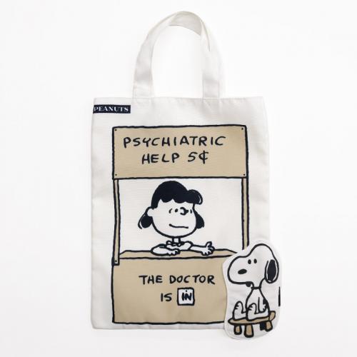 PEANUTS  SN PopUp フラットトート /SNOOPY &ルーシー