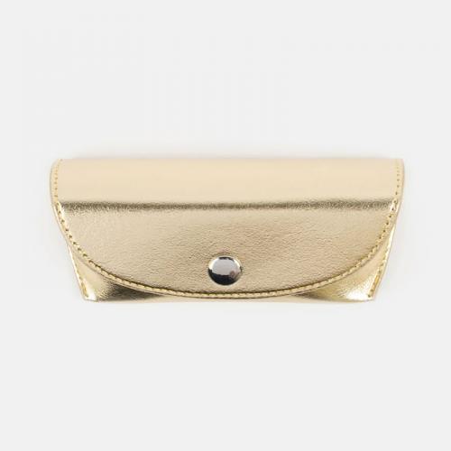 caroline gardner  Glasses Case   Gold Flap