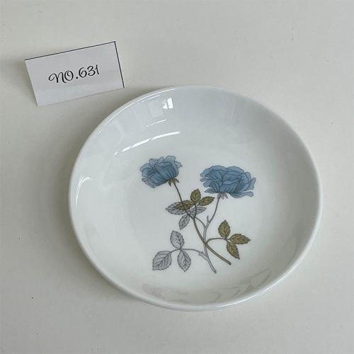 NO.631　Wedgwood ICE ROSE ミニトレイ